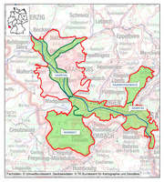 Map Saarländischer Verdichtungsraum