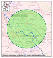 Map Unterhalb Saalemündung