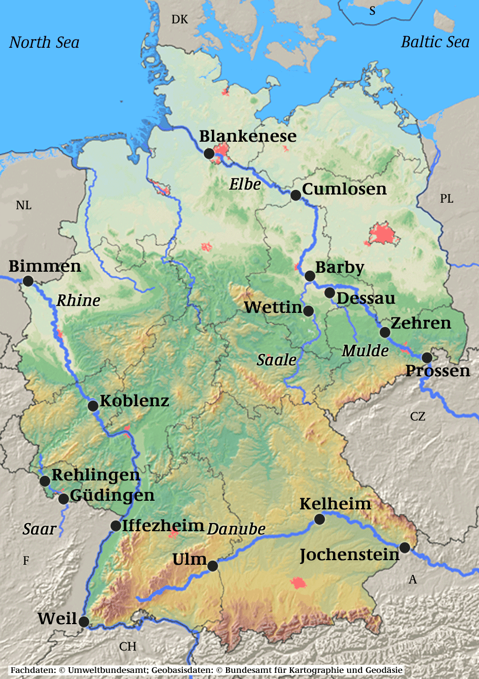 Map of sampling sites Map of sampling sites