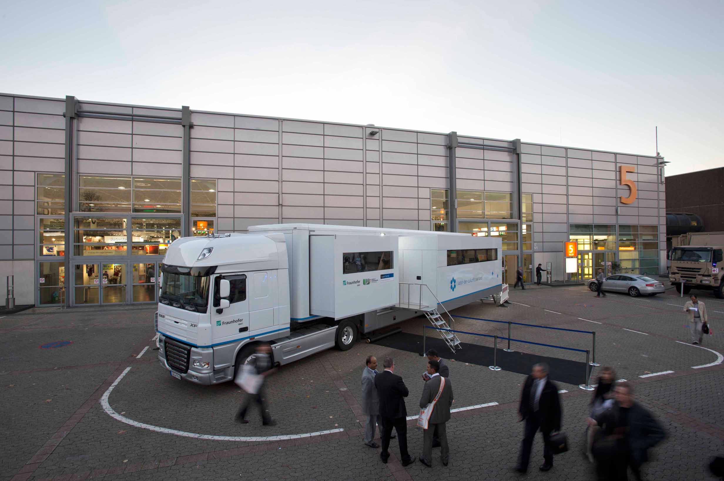 Mobile epiLab (Photo: © Labor der Zukunft) Mobile laboratory (Photo: © Labor der Zukunft)